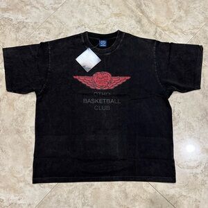 Foxtrot Uniform OTHQ Basketball Club Tee Black L | Neo-Vintage Oversized